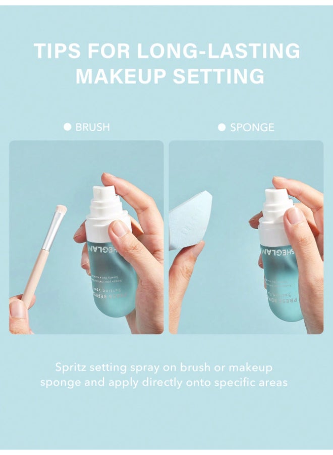 SHEGLAM Press RefreSetting Spray Blue  - Image 4