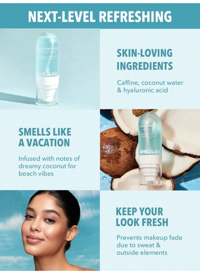 SHEGLAM Press RefreSetting Spray Blue  - Image 2