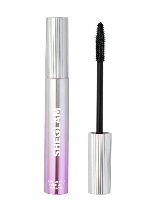 SHEGLAM Flutter Wink Volumizing Mascara Black  - Image 1
