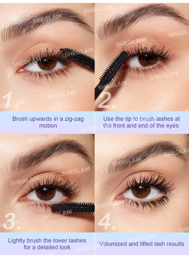 SHEGLAM - Flutter Wink Volumizing Mascara Black - Image 1