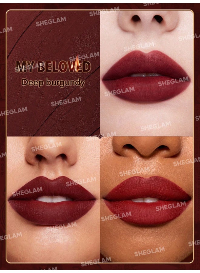 SHEGLAM Ember Rose Ver. DYN Boom LL Matte LTK-My Beloved My Beloved  - Image 3