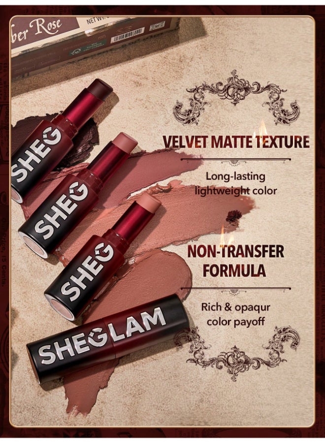 SHEGLAM Ember Rose Ver. DYN Boom LL Matte LTK-My Beloved My Beloved  - Image 5