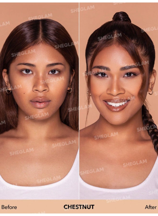 SHEGLAM Complexion Pro Lasting Bretabl Mate Fndn Chestnut  - Image 2