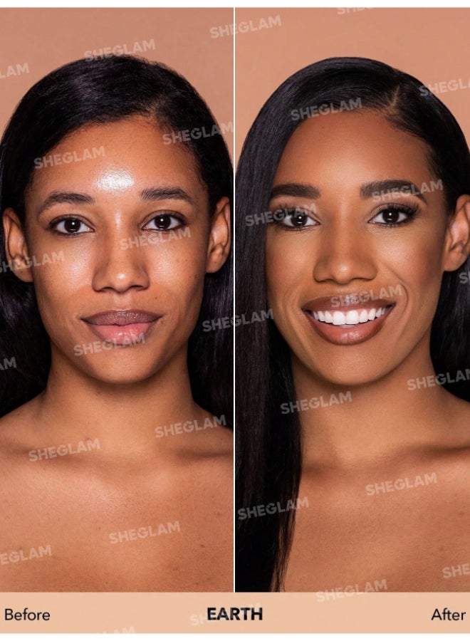 SHEGLAM Complexion Pro Lasting Breathable Matte Fndn Earth  - Image 2