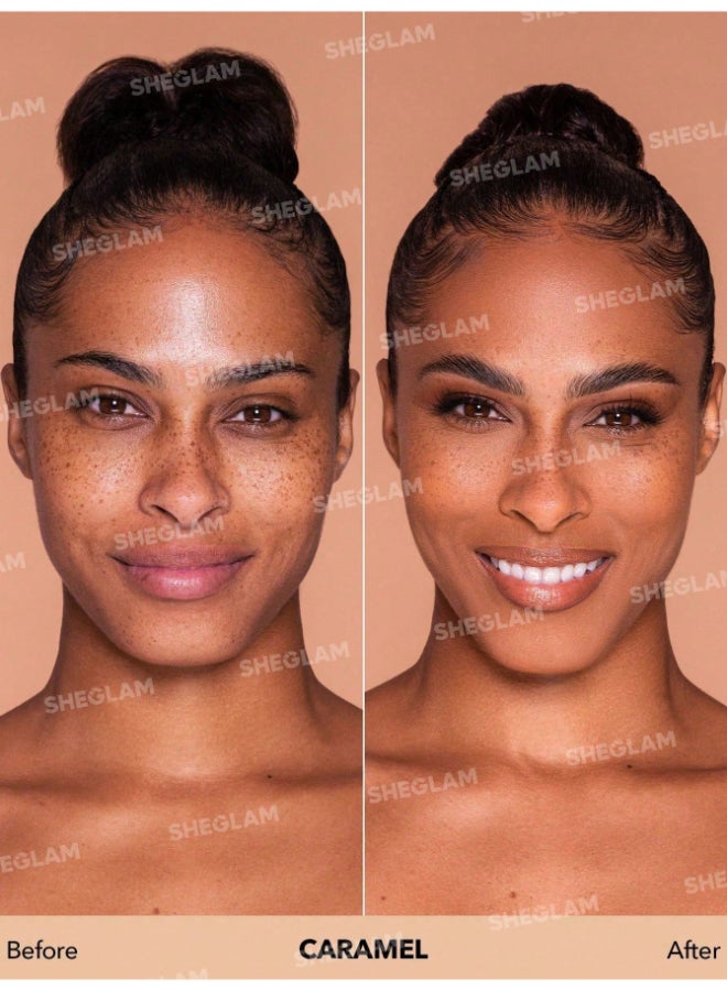 شيجلام Complexion Pro LLsting Brethbl Matte Fndn Caramel  - Image 2