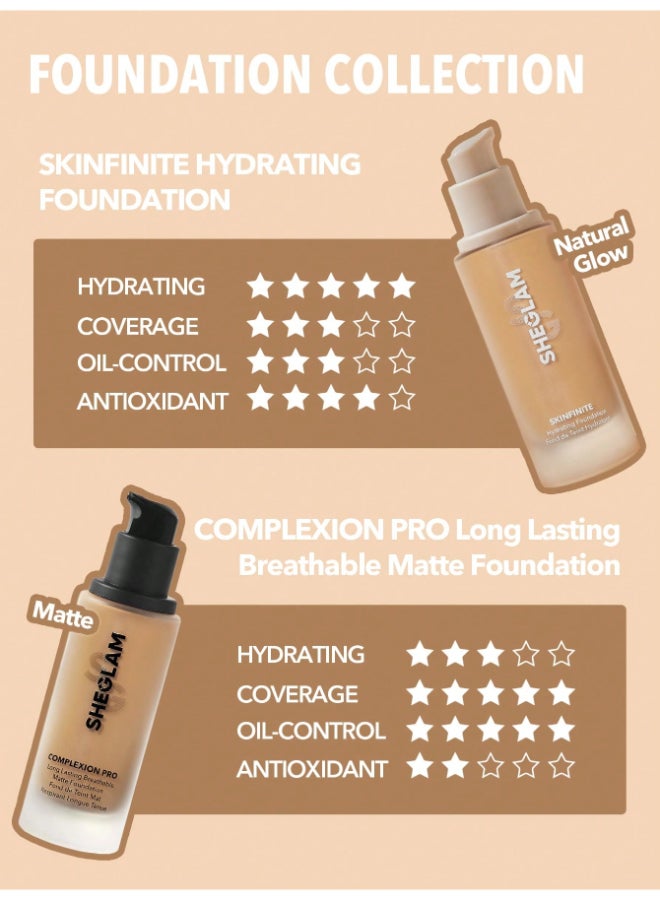 Complexion Pro LLsting Brethbl Matte Fndn Caramel