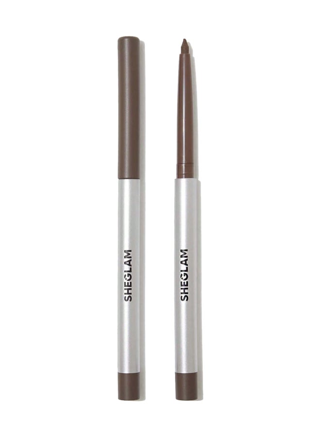 SHEGLAM On-Line Creamy Eyeliner Brown  - Image 1
