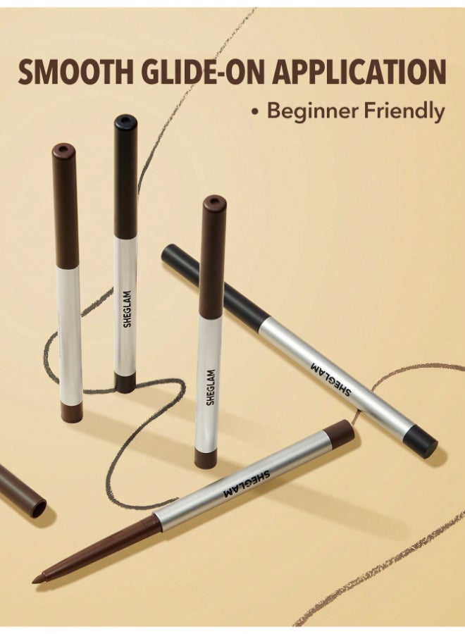 SHEGLAM On-Line Creamy Eyeliner Brown  - Image 3