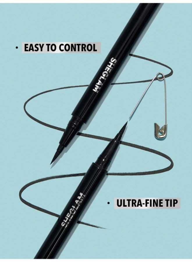 SHEGLAM Pro Precision Waterproof Liquid Eyeliner Black  - Image 3
