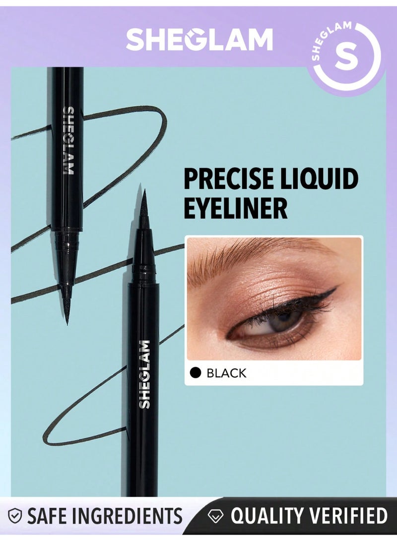 شيجلام Pro Precision Waterproof Liquid Eyeliner Black - Image 2