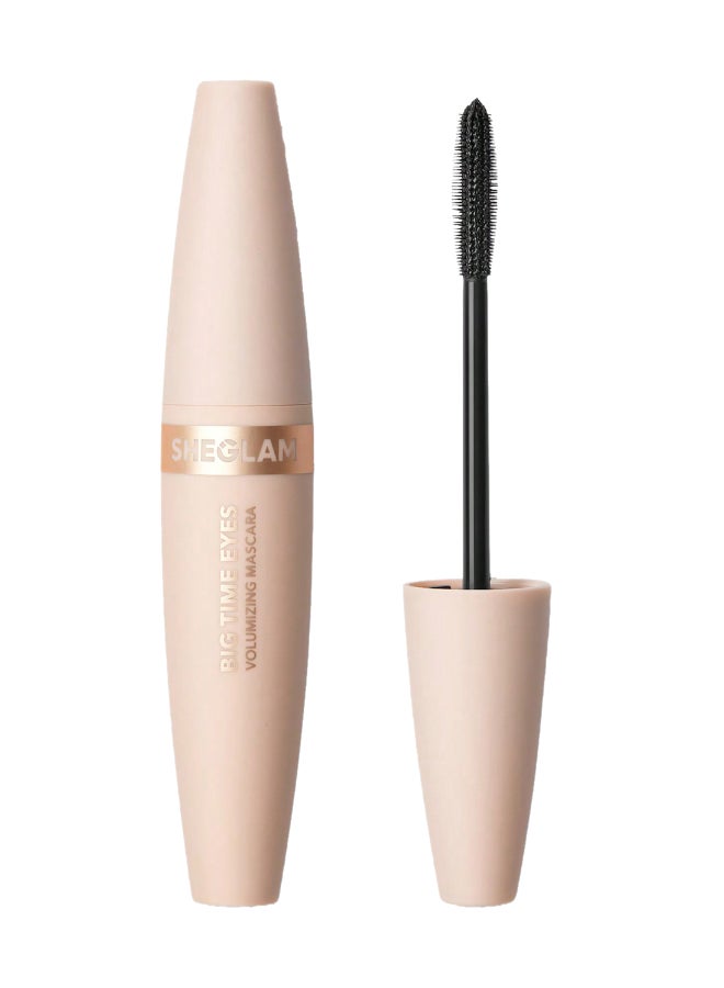 SHEGLAM Big Time Eyes Volumizing Mascara Black  - Image 1