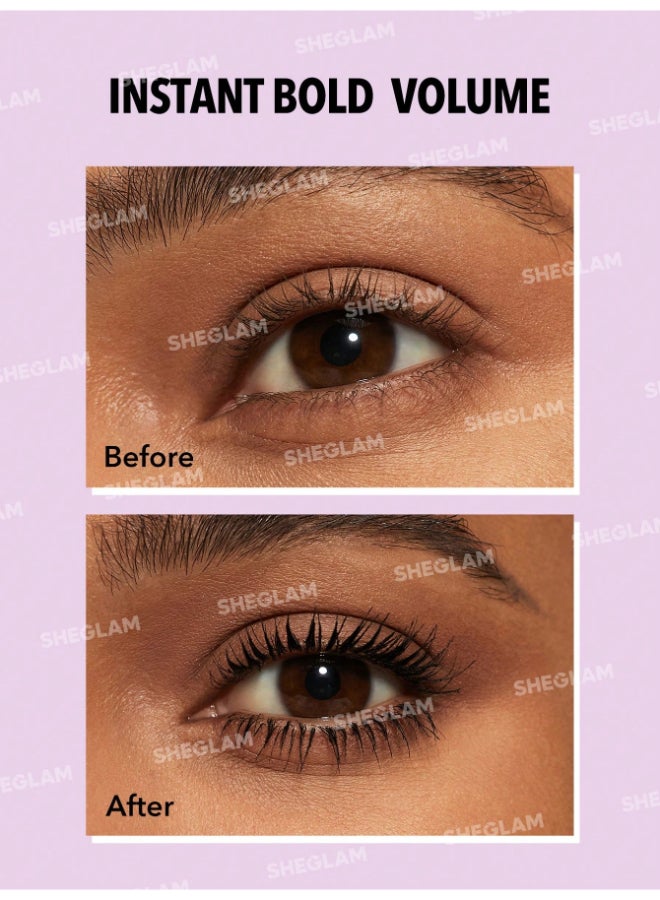 SHEGLAM Big Time Eyes Volumizing Mascara Black  - Image 2