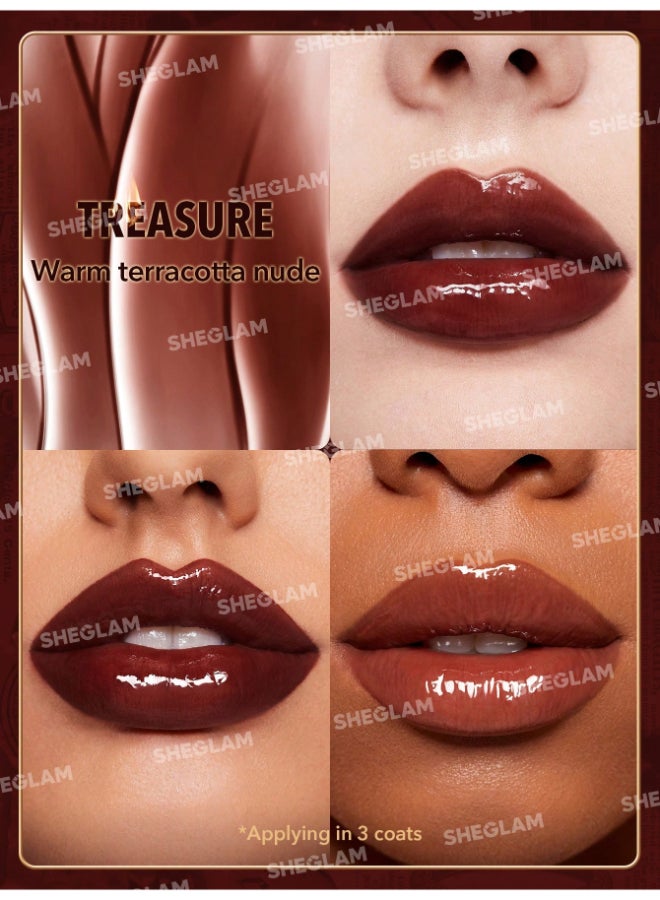 شيجلام Ember Rose Immortal Love Nourishing Lip Gloss Treasure  - Image 3