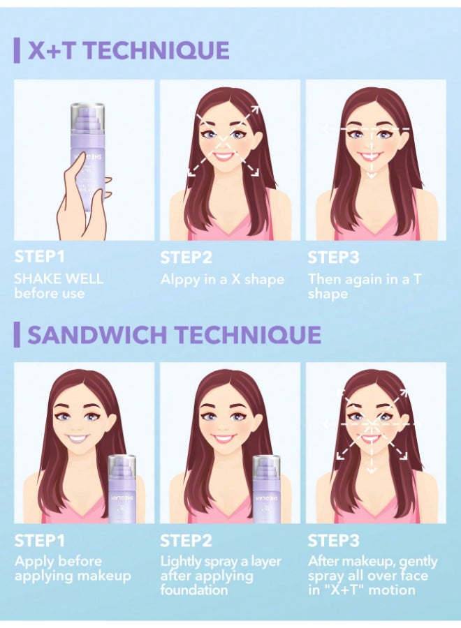 SHEGLAM - Lock'd In Setting Spray White - Image 1