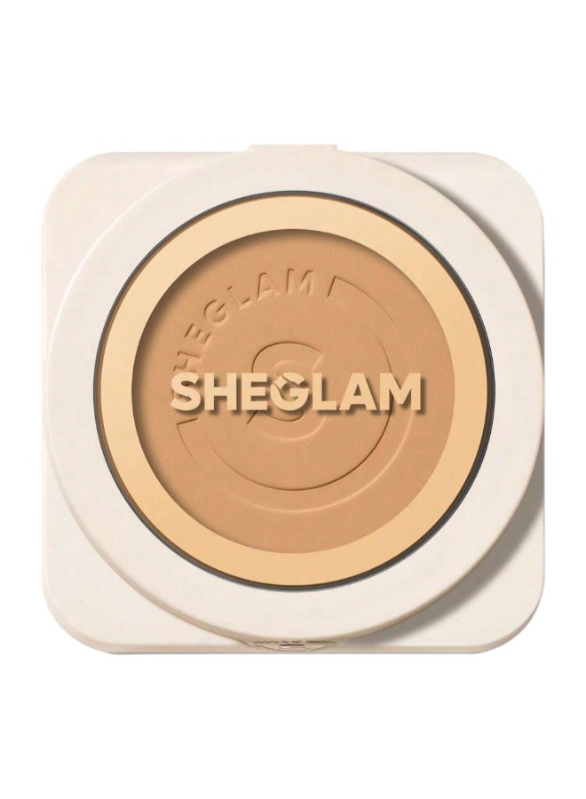 SHEGLAM Skin-Focus High Coverage Powder Foundation-Peach Peach  - Image 1