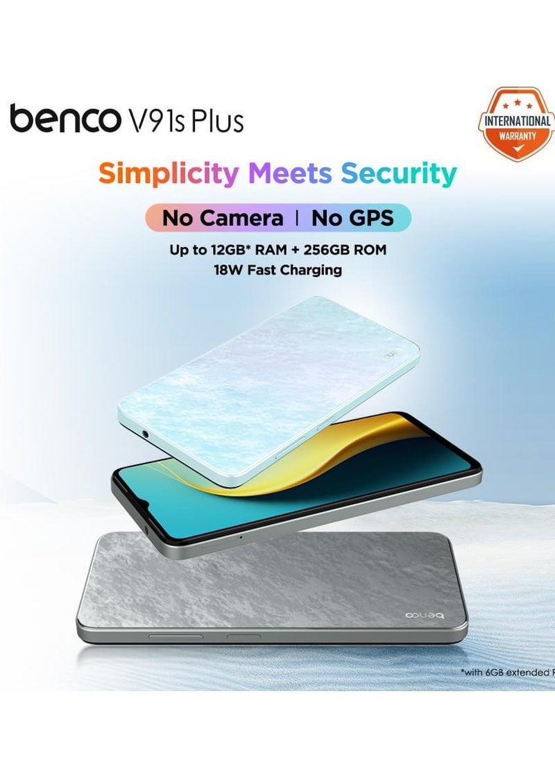 Benco V91s Plus Dual SIM Volcanic Grey 6GB RAM 128GB 4G LTE No Camera and No GPS - Middle East Version - Image 4