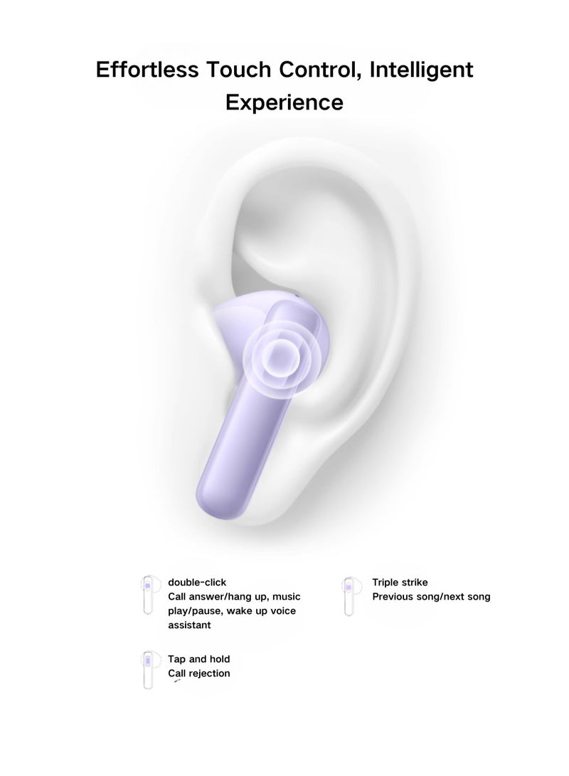 Honor - Earbuds X8 - 40 Hours Battery Life, Fast Charge, 10mm Drivers, AI Noise Reduction, IP54, Bluetooth 5.3 - Ultimate Wireless Earphones Experience Yellow - Image 1