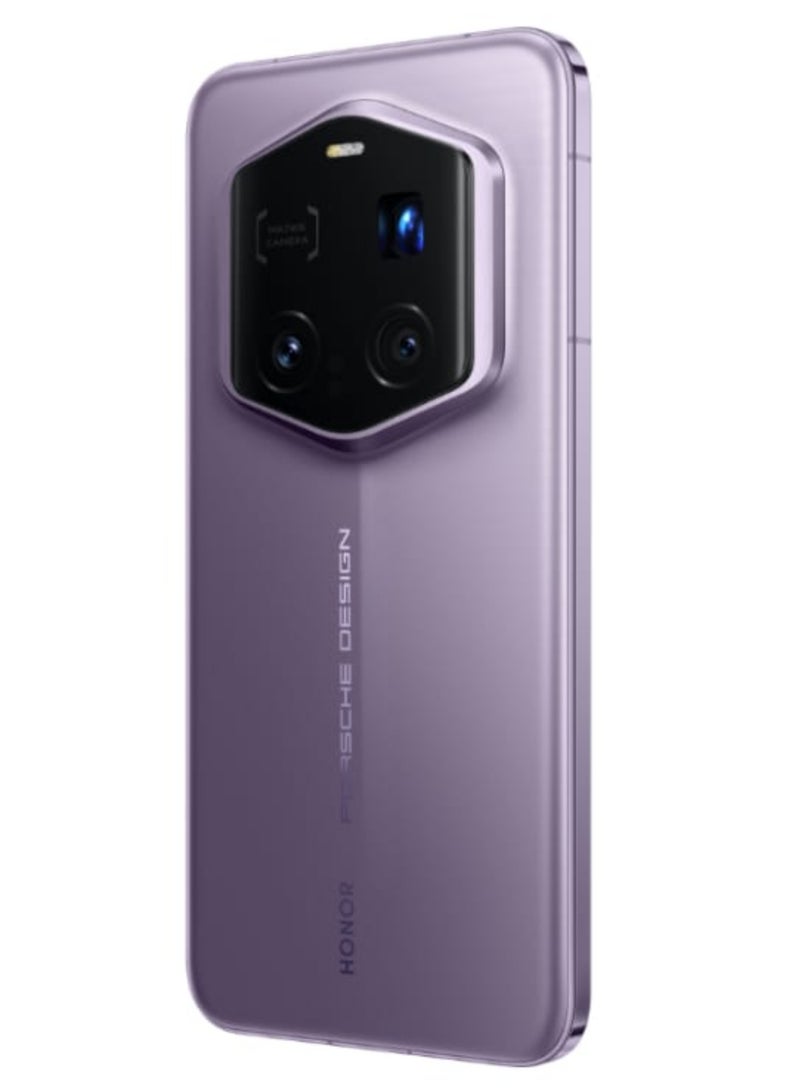 Honor - Magic 7 RSR Porsche Design Smartphone Purple | 16GB RAM + 512GB Storage | Snapdragon 8 Elite Chip | 6.8” LTPO OLED 120Hz Display | Quad Camera (200MP+50MP+50MP+TOF) | 5850mAh Battery | IP68 | Android 15 | Luxury Design with Google play Chinese version - Image 1