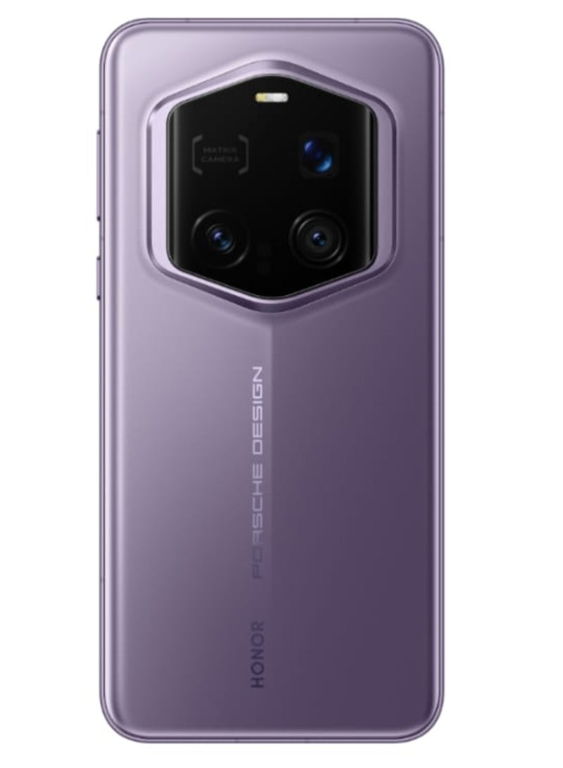 Honor - Magic 7 RSR Porsche Design Smartphone Purple | 16GB RAM + 512GB Storage | Snapdragon 8 Elite Chip | 6.8” LTPO OLED 120Hz Display | Quad Camera (200MP+50MP+50MP+TOF) | 5850mAh Battery | IP68 | Android 15 | Luxury Design with Google play Chinese version - Image 1