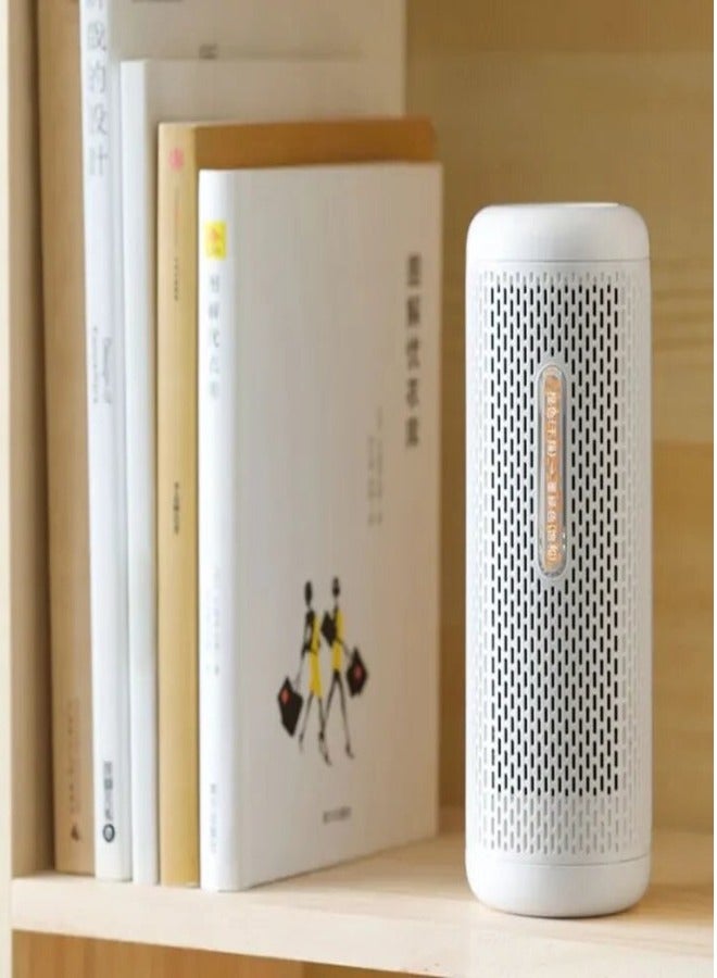Deerma Electric Dehumidifier 20W Power, Compact and Portable Design, Rechargeable, Environmentally Friendly, 3 Peaces PTC Drying Technology, Visible Drying Indicator and Quiet Operation - DEM-CS50MW White  - Image 4