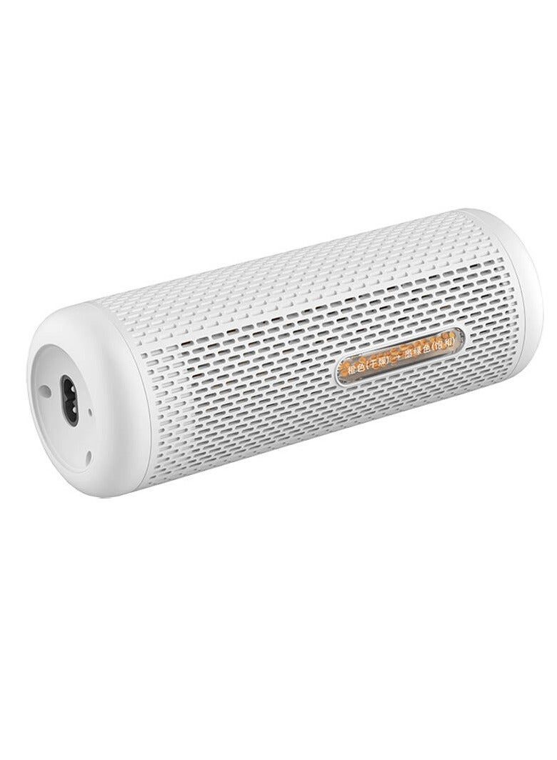 Deerma Electric Dehumidifier 20W Power, Compact and Portable Design, Rechargeable, Environmentally Friendly, 3 Peaces PTC Drying Technology, Visible Drying Indicator and Quiet Operation - DEM-CS50MW White  - Image 3