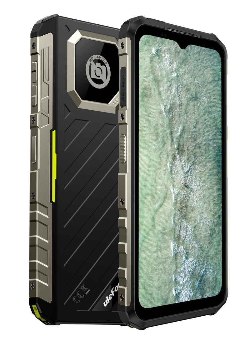 Ulefone - No Camera Mobile Octa-core Android 13 Black+Green RAM 8GB ROM 256GB Smartphone - Image 1