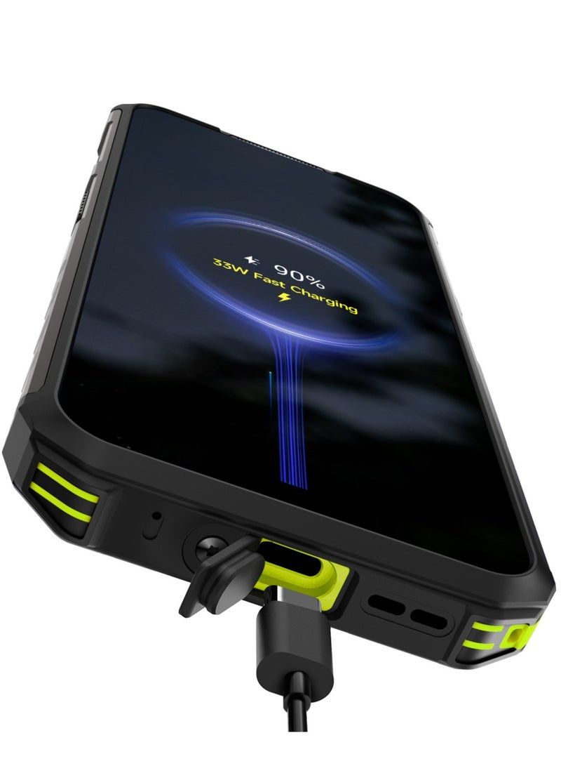 Ulefone - No Camera Mobile Octa-core Android 13 Black+Green RAM 8GB ROM 256GB Smartphone - Image 1