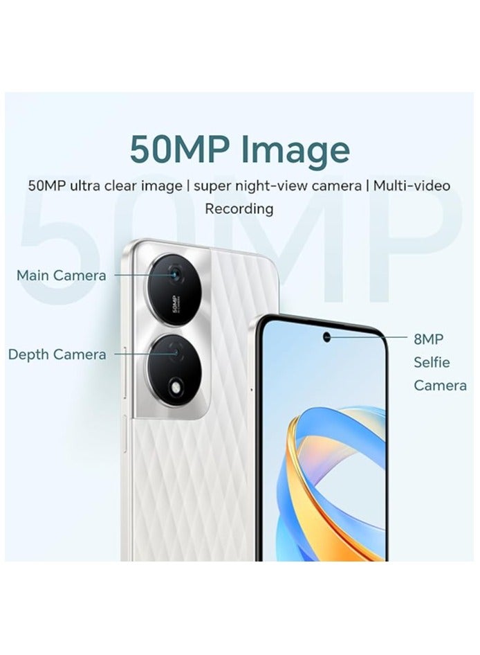 Honor - X7b 5G Dual SIM 8GB RAM 256GB ROM Crystal Silver - International Version - Image 1
