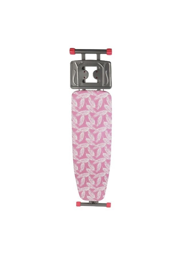Royalford Royalford Ironing Board with Monoblock Metal Base Pink and White PINK AND WHITE  - Image 1