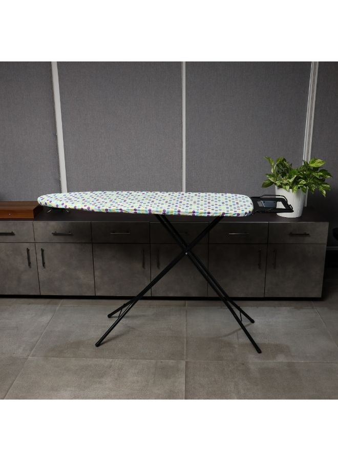 Royalford Ironing Board DC2801 Iron Table with Powder Coated Carbon Steel Cotton Cover with MM Foam Pad white - Image 5