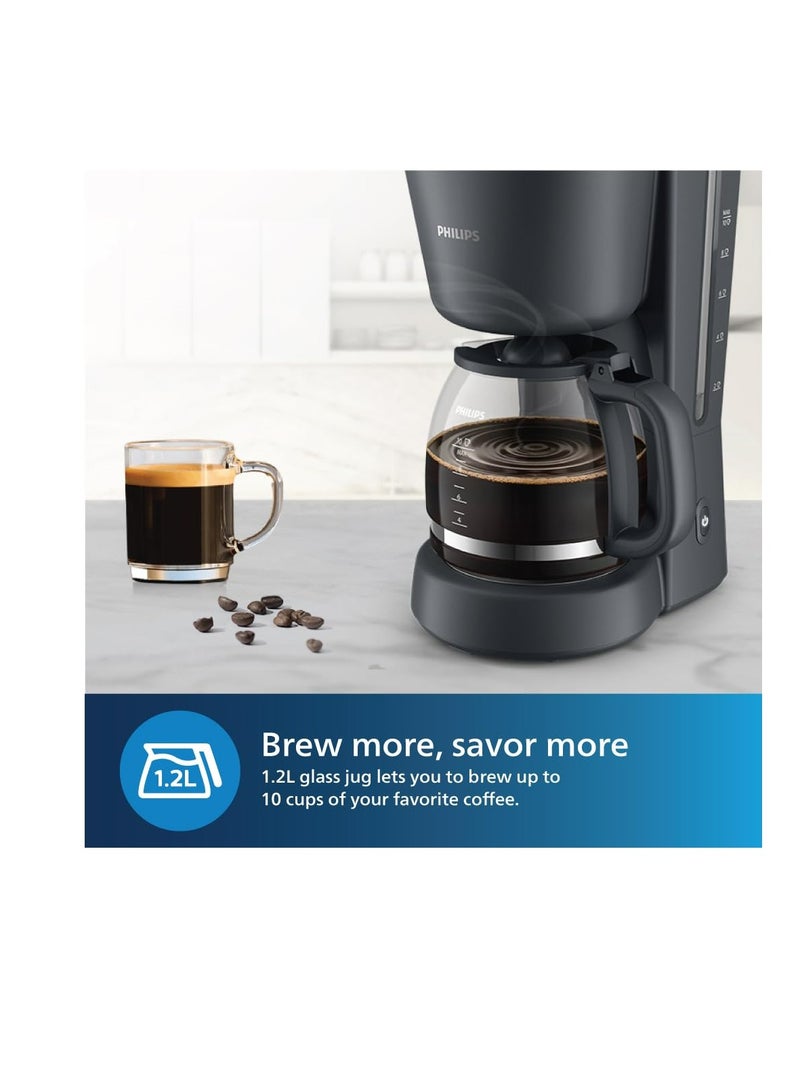 Philips Drip Coffee Maker 2.15 kg 1000 W HD7430 Black - Image 3