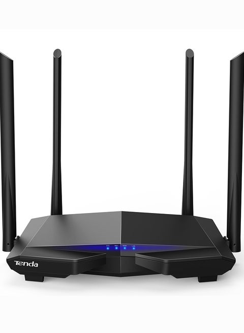Access Point Ac6 Wireless 4 Port Gigabit Ac1200 Dual-Band Wireless 5Ghz: 867Mbps + 2.4Ghz 300Mbpsfor Blazing Fast Multimedia Four 6Dbi High-Gain Antennas For Whole-Home Wifi Coverage High-Powered Amplifiers Mu-Mimo Technology And Beamforming+ For Wider Wifi Coverage And Internet Stability Black