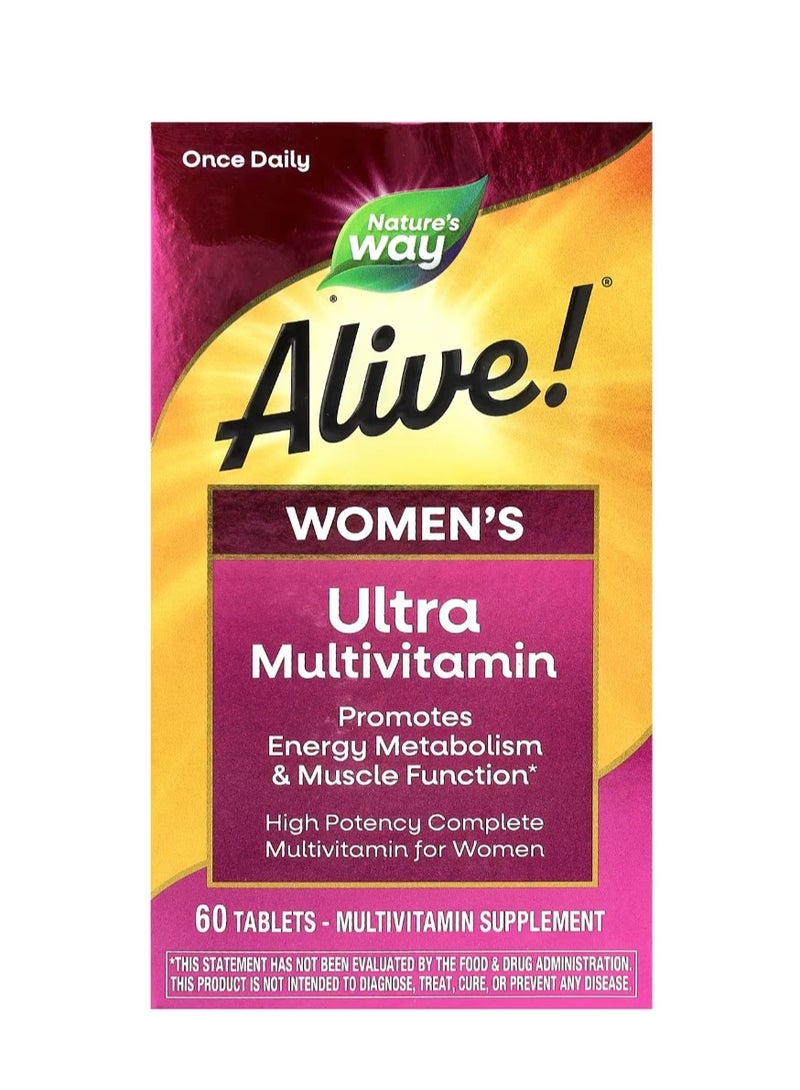 Nature's Way Alive! Women's Super Multivitamin 60 Tablets - Image 1