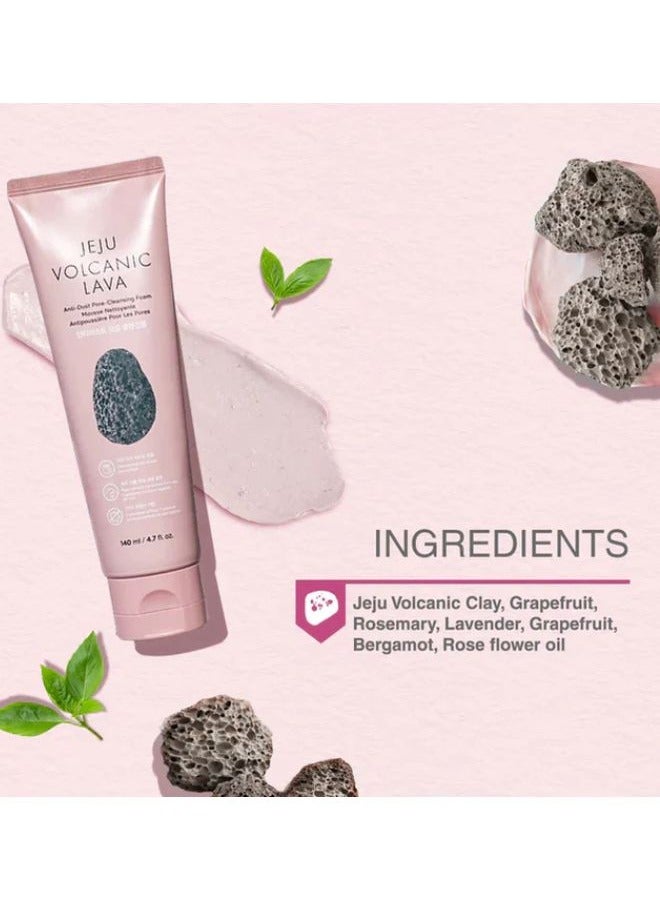 ذا فيس شوب - Jeju Volcanic Lava Anti-Dust Pore-Cleansing Foam 140ml - Image 1