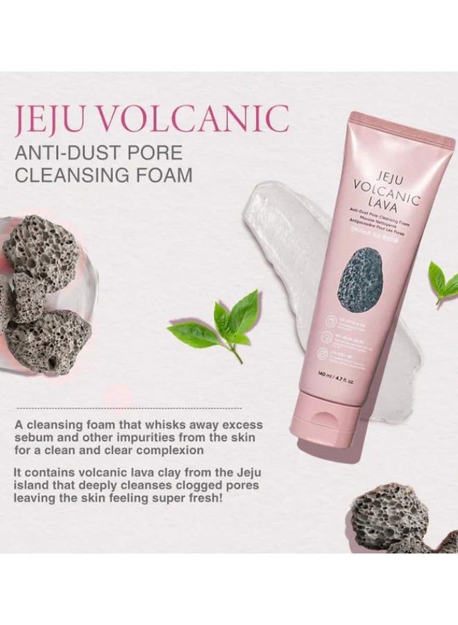 ذا فيس شوب - Jeju Volcanic Lava Anti-Dust Pore-Cleansing Foam 140ml - Image 1
