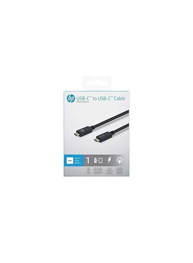 HP USB-C to USB-C Cable BLACK - Image 4