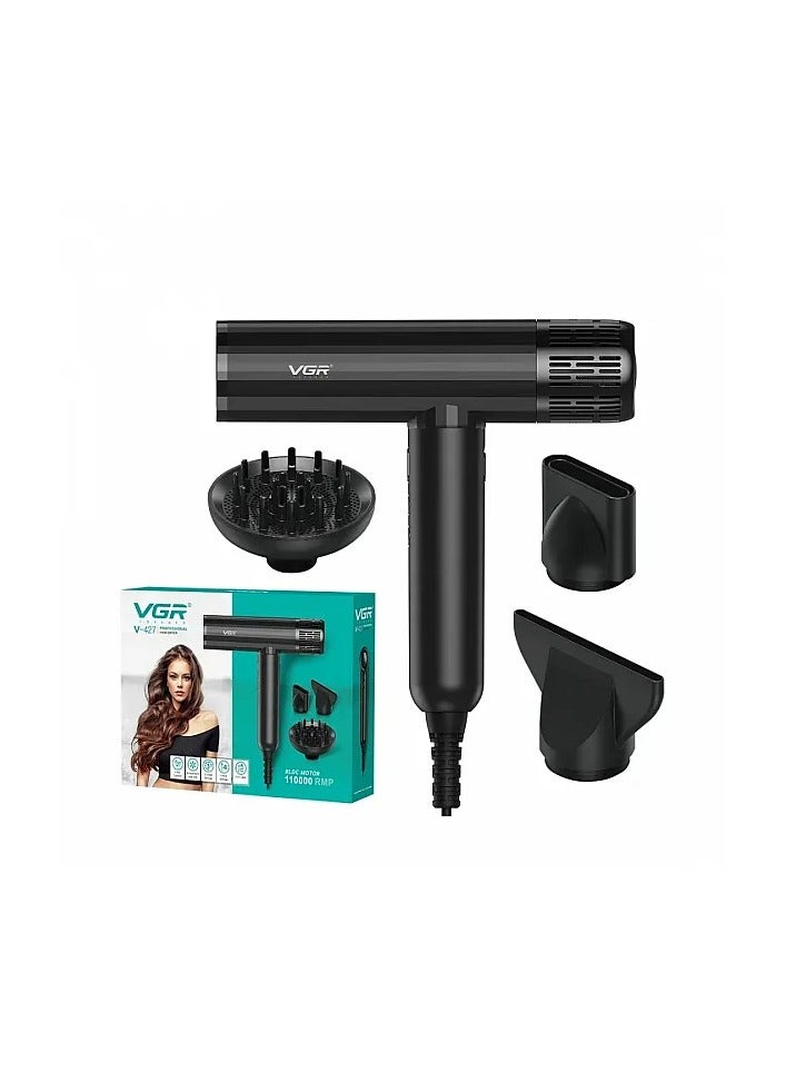 VGR Hair Dryer V 427 Optimal Performance For Fast And Efficient Hair Drying With Negative Ion Technology  - Image 1