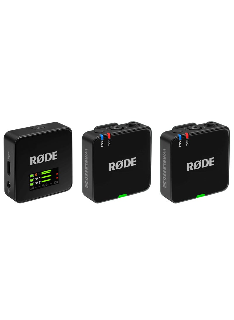 RODE - Wireless GO Gen 3 Compact Wireless Microphone System WIGOGEN3 Black - Image 1