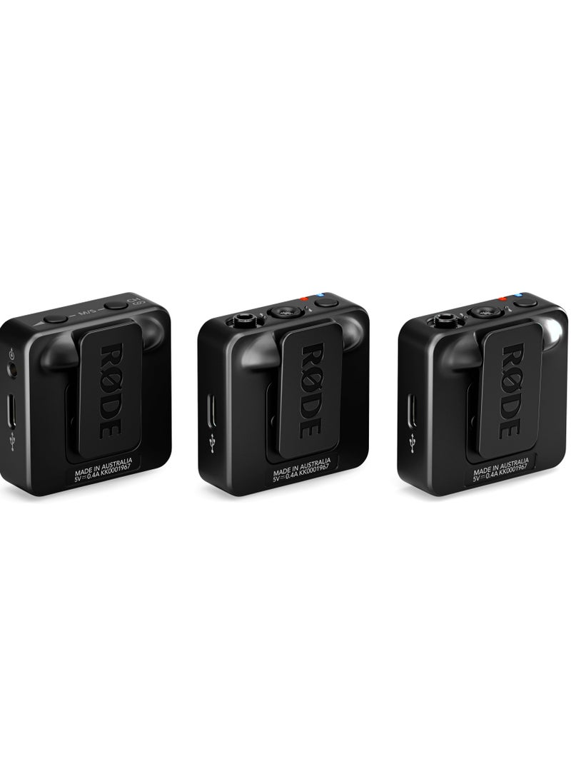 RODE - Wireless GO Gen 3 Compact Wireless Microphone System WIGOGEN3 Black - Image 1
