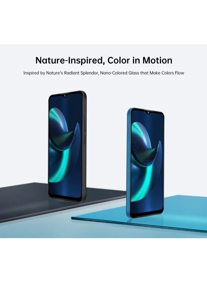 COOL 20+ Smartphone Android Helio G85 6GB 128GB 48MP Triple Camera 4500mAh Battery Dual SIM 4G Cellphone (Blue)