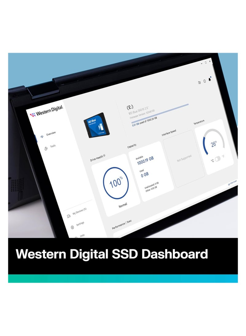 دبليو دي SOLID STATE DRIVE-WESTERN DIGITAL BLUE SA510 4TB-WDS400T3B0A 4 TB  - Image 2