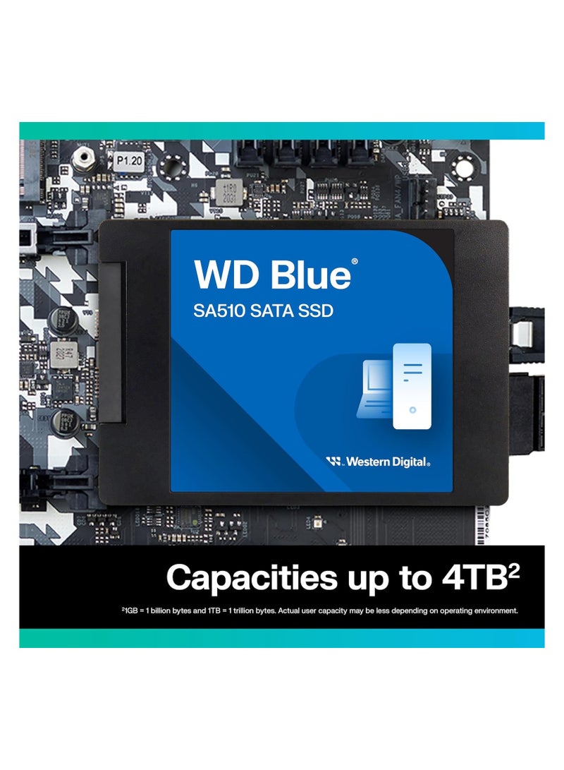 دبليو دي SOLID STATE DRIVE-WESTERN DIGITAL BLUE SA510 4TB-WDS400T3B0A 4 TB  - Image 3