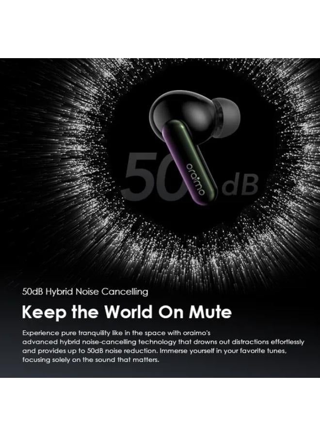 أورايمو SpaceBuds Hybrid ANC True Wireless Earbuds Customized Voice Prompt Space Space Grey  - Image 4