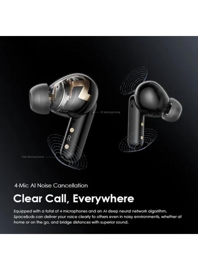 Oraimo - SpaceBuds Hybrid ANC True Wireless Earbuds Customized Voice Prompt Space Space Grey - Image 1