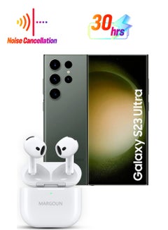 MARGOUN Premium Wireless Earbuds with ANC and 30-Hour Battery Life for Samsung Galaxy S23 Ultra - White-1  - Image 1