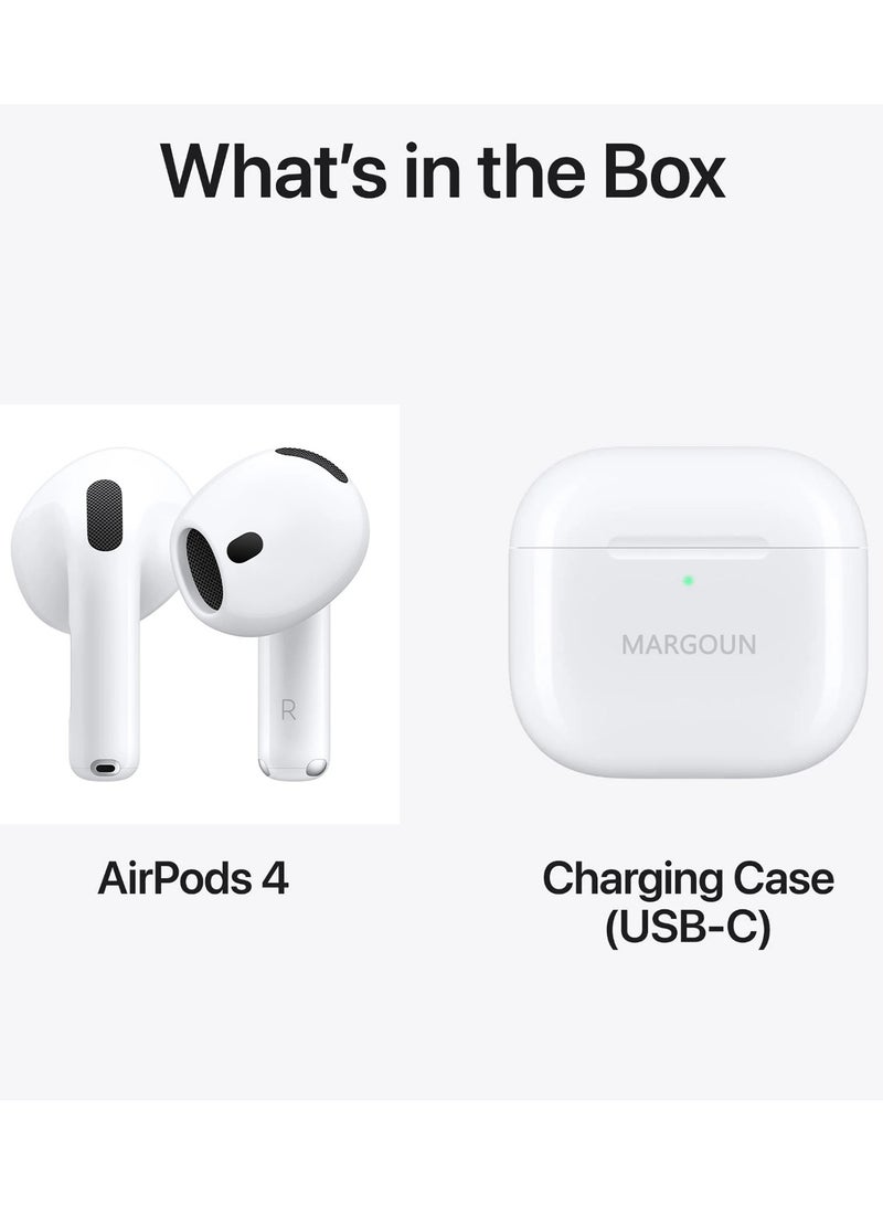 MARGOUN - Premium Wireless Earbuds with ANC and 30-Hour Battery Life for Google Pixel 9 Pro - White-1 - Image 1