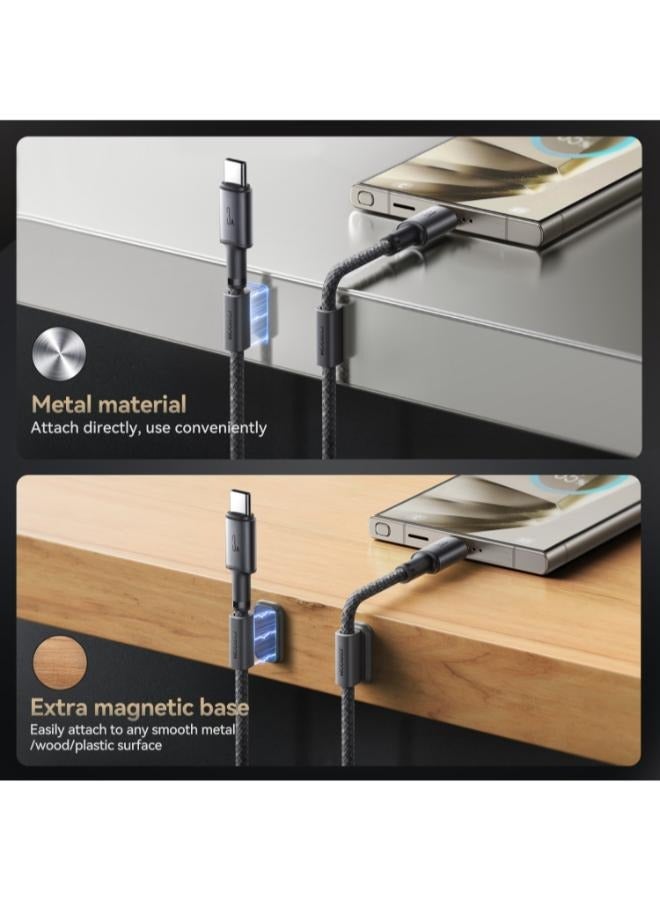 جوي روم JOYROOM S-A50 3A 480Mbps Fast Charging Cable, USB-A to Type-C Cable, Length: 1.2m (Dark Grey) dark gray - Image 3