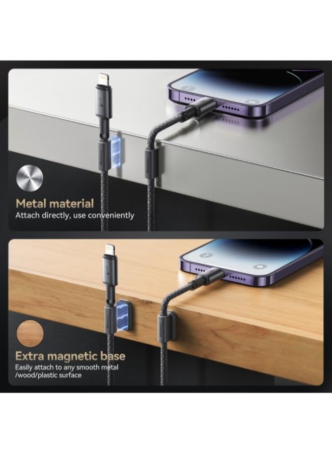 JOYROOM S-A50 3A 480Mbps Fast Charging Cable, USB-A to 8 Pin Cable, Length: 1.2m (Dark Grey) Grey - Image 3