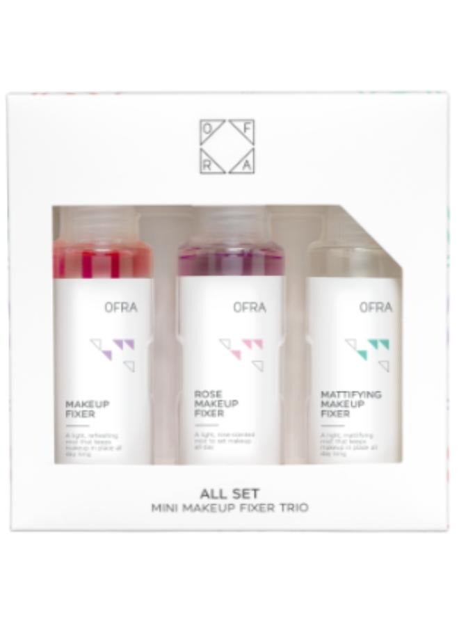 OFRA - Mini Makeup Setting Trio Set 54 ml. rose - Image 1