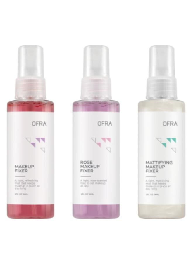 OFRA - Mini Makeup Setting Trio Set 54 ml. rose - Image 1